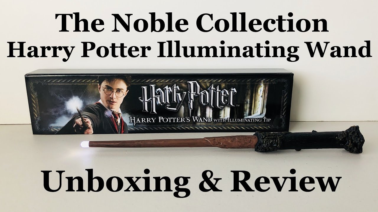 The Noble Collection Harry Potter Illuminating Wand UNBOXING & REVIEW - LIGHTS UP!