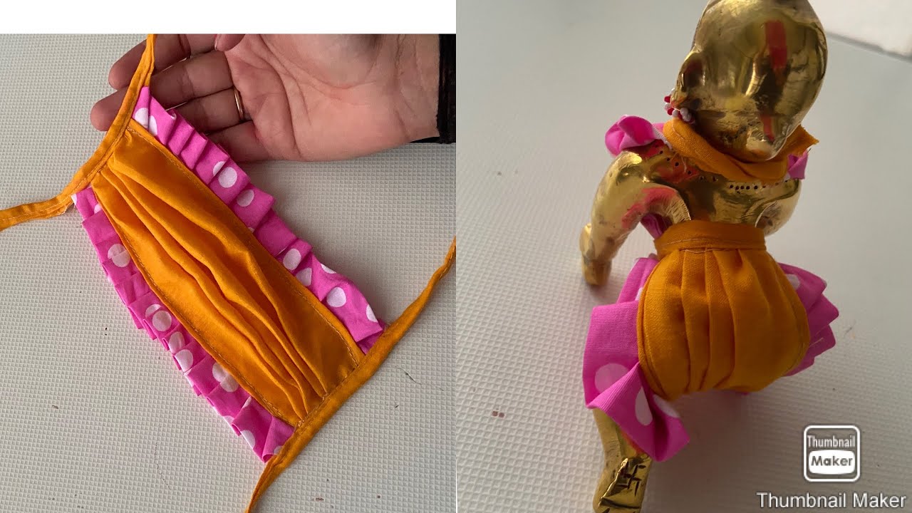 😍(no6&7)😍How to make laddu gopal new beautiful very easy dress 🙏🙏🙏🙏