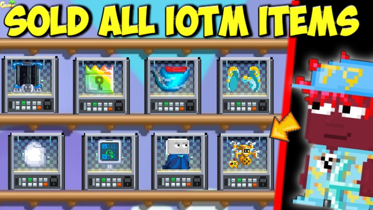 Sold All My IOTM Items For This Dream Item!! (Lost Rayman Fist) | GrowTopia