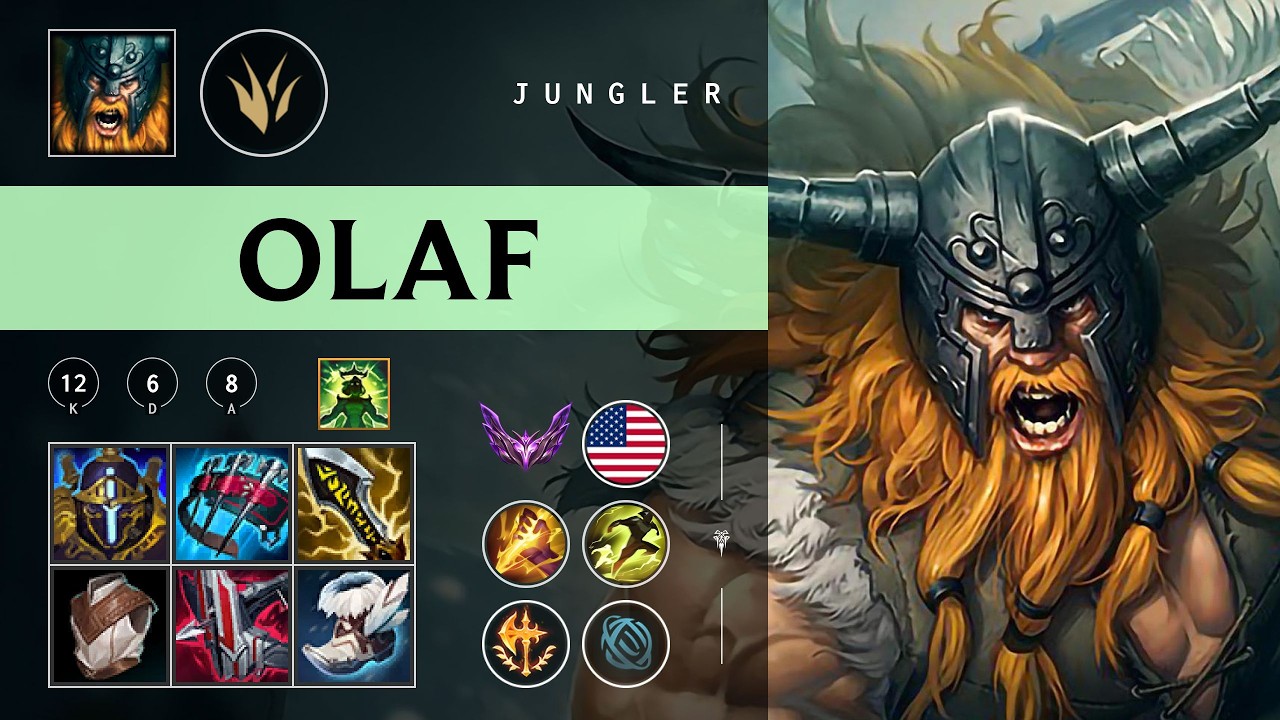 Olaf Jungle vs Gwen - NA Master Patch 26.03