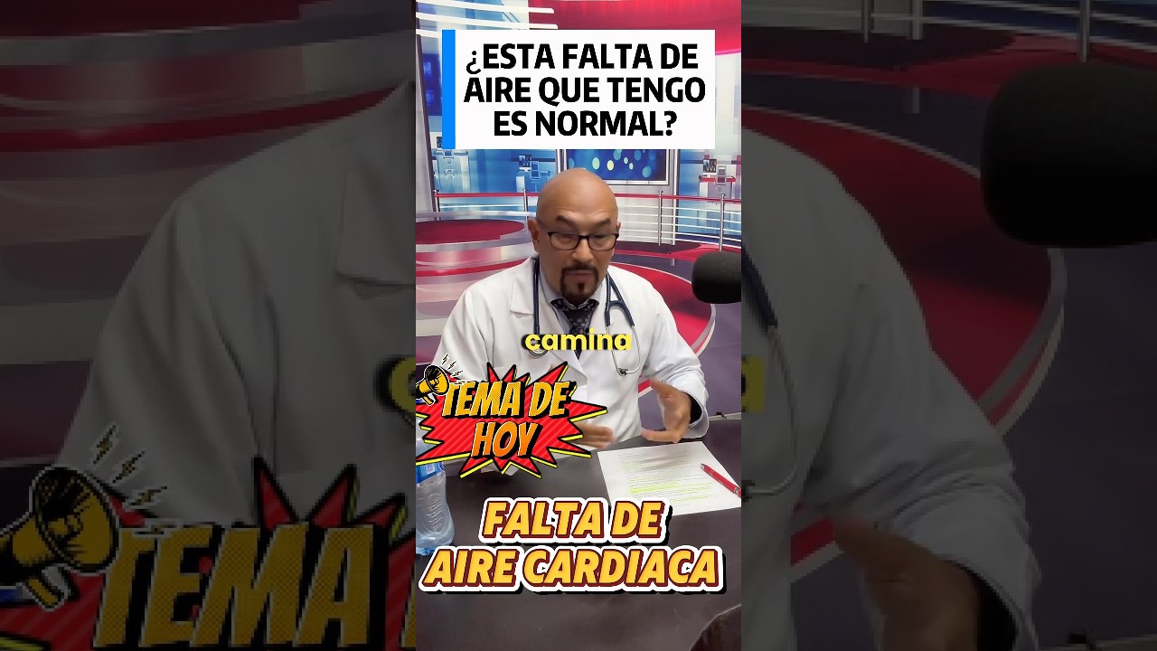 Cómo es la falta de aire del corazon? #cardiologia