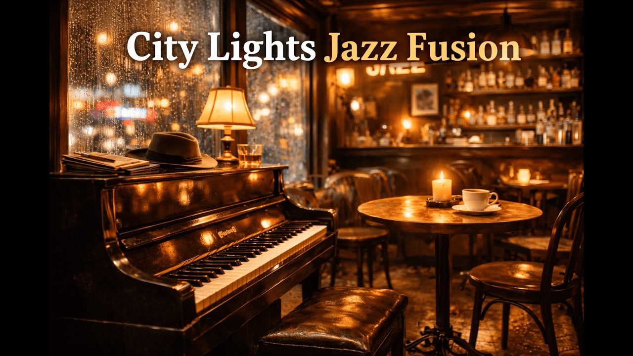 City Lights Jazz Fusion. Smooth Night Jazz for Relaxing, Studying & Late Night Coffee.#JazzFusion