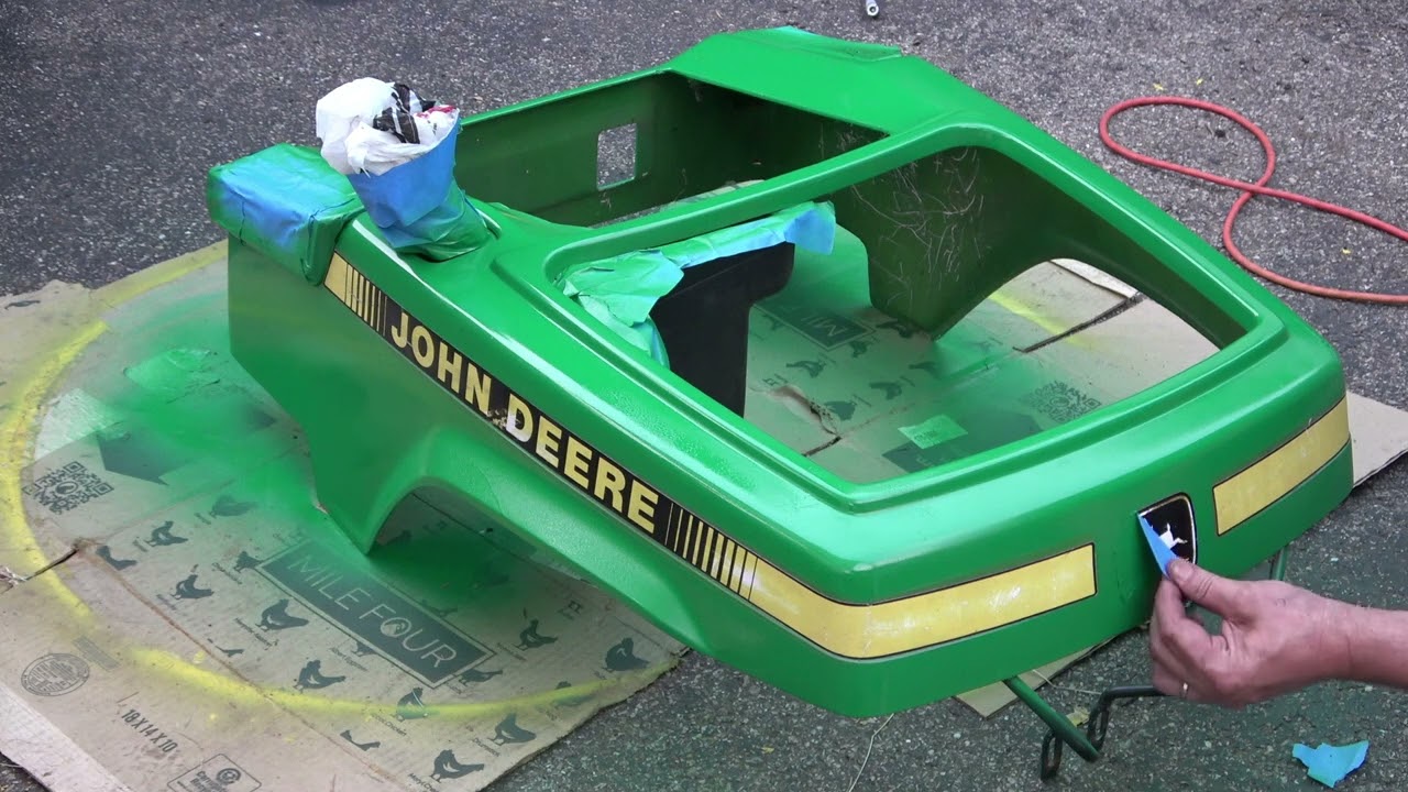 TRASHED John Deere RX95 Restoration Paint, Brakes, Tires, Transaxle [Part 5]