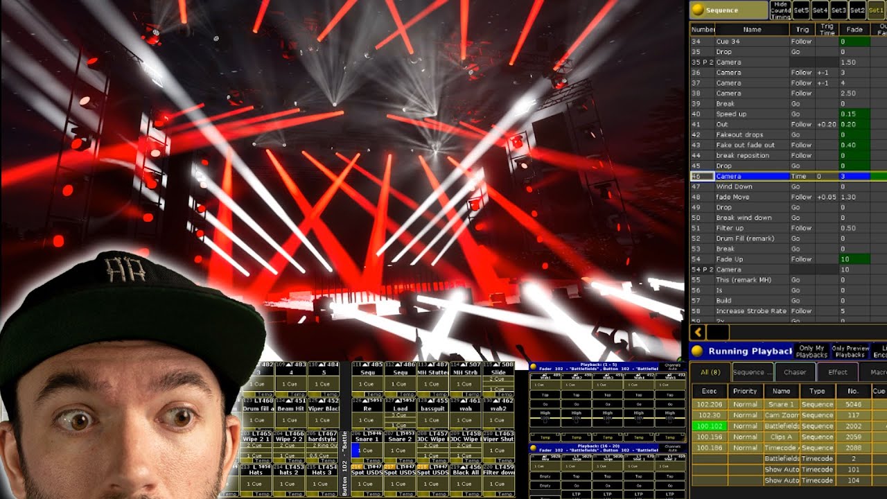 Zomboy - Battlefields | GrandMA2 Timecoded Light Show in Capture 2020
