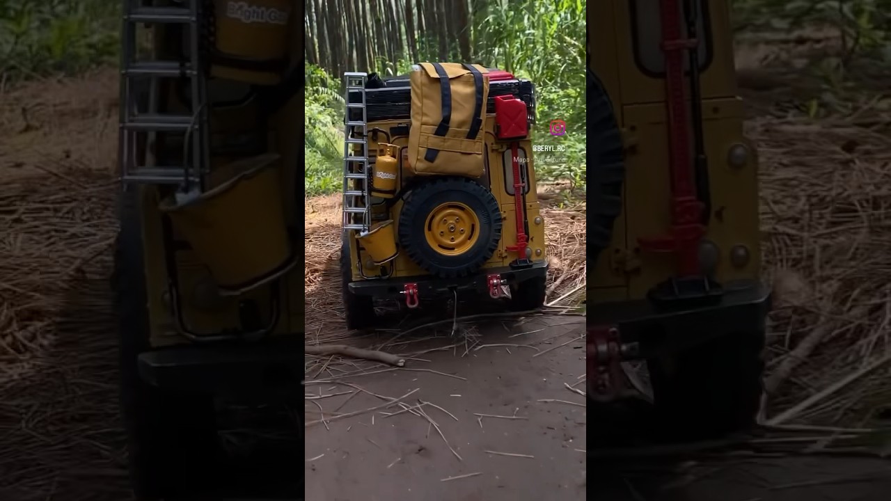 RC Scale Land Rover DEFENDER 110 CAMEL TROPHY