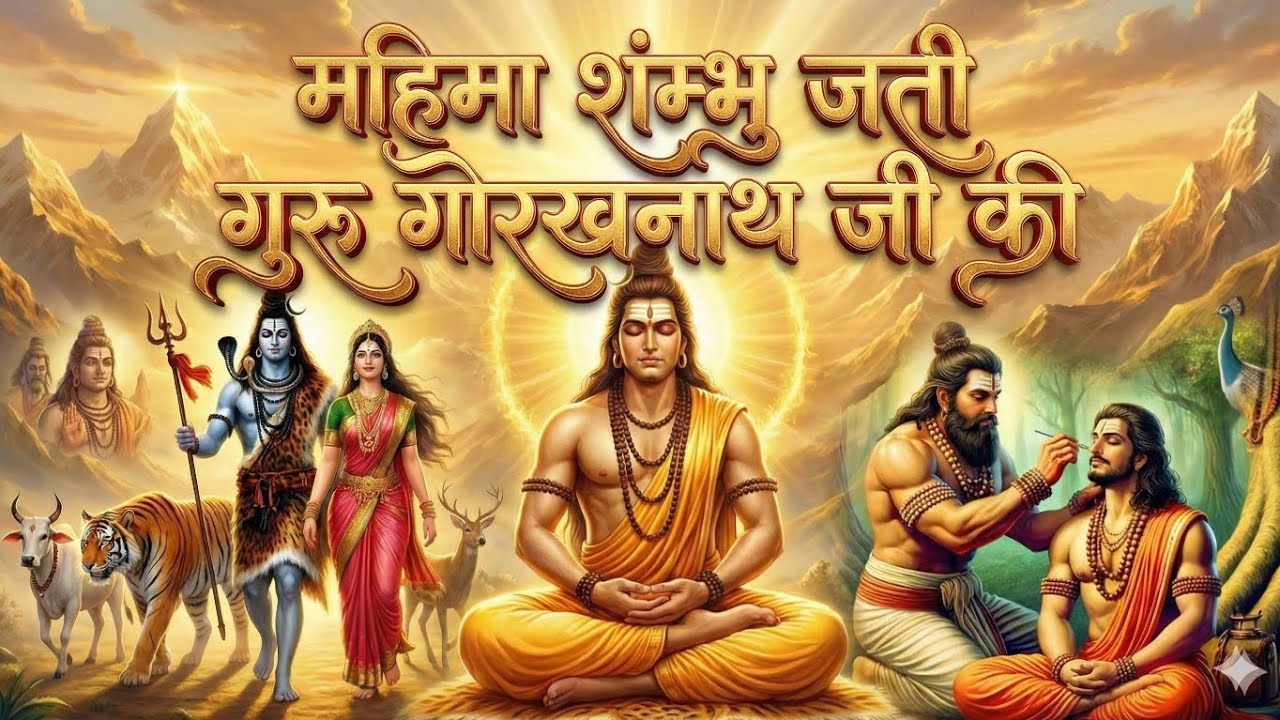 श्री गुरु गोरखनाथ जी की संपूर्ण जीवन गाथा | चारों युगों के अवतार और चमत्कार | Full Katha Bhajan
