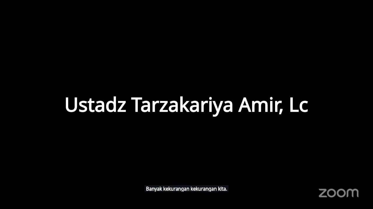 Yakin dan Tawakal: Kajian Kitab Riyadhush Shalihin bersama Ustadz Tarzakariya Amir, Lc