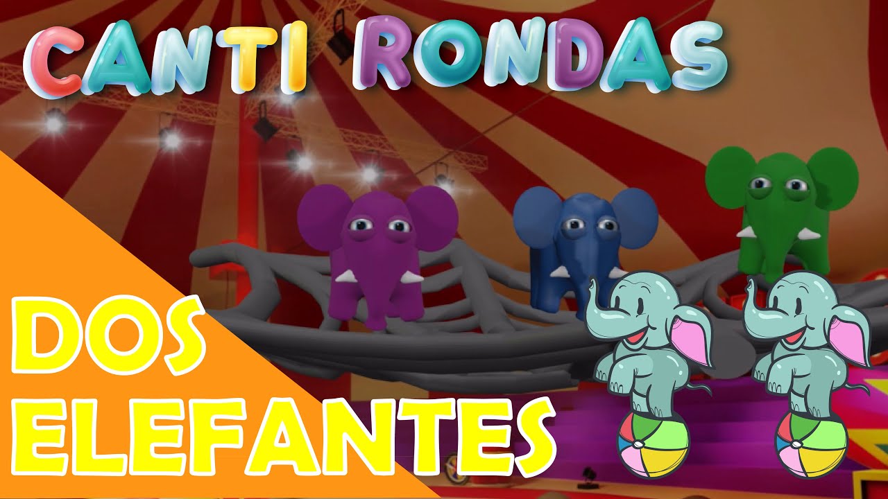 Dos Elefantes - Canción Infantil Clásica - Música Infantil - Canti Rondas