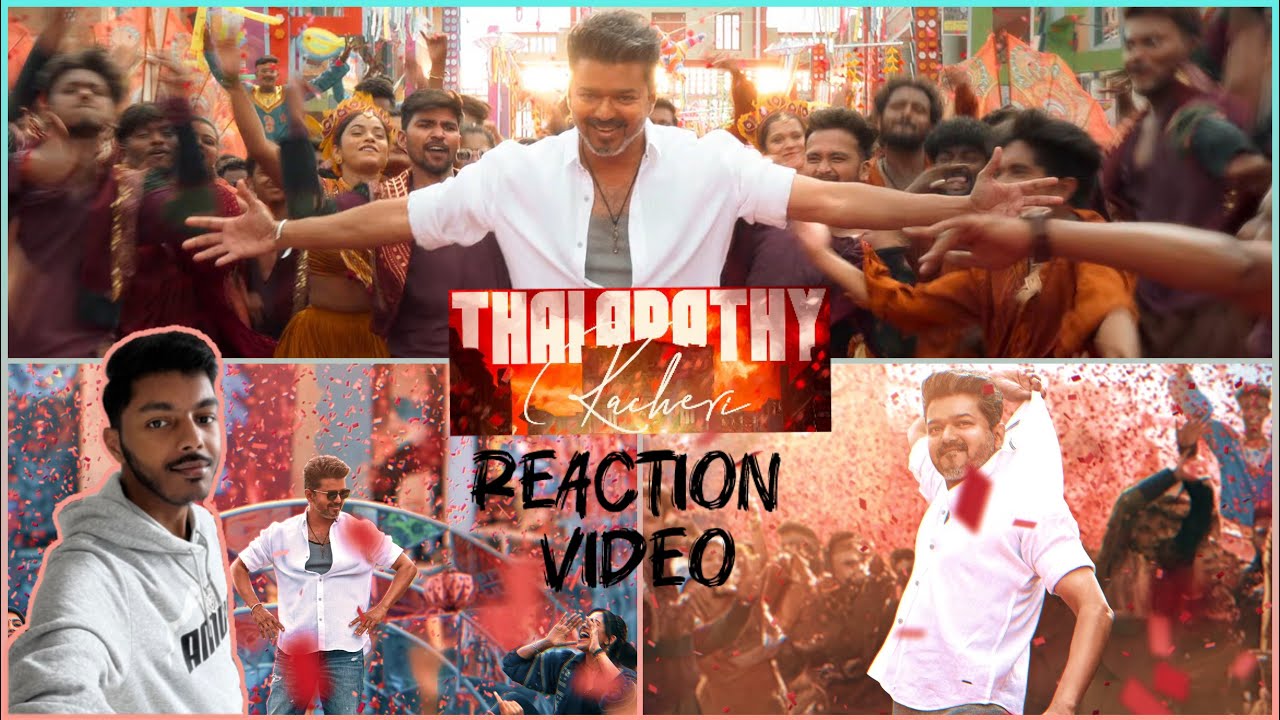 Thalapathy Katcheri Song Reaction | Thalapathy Vijay | Pooja Hegde | Anirudh | H Vinoth | Mamitha