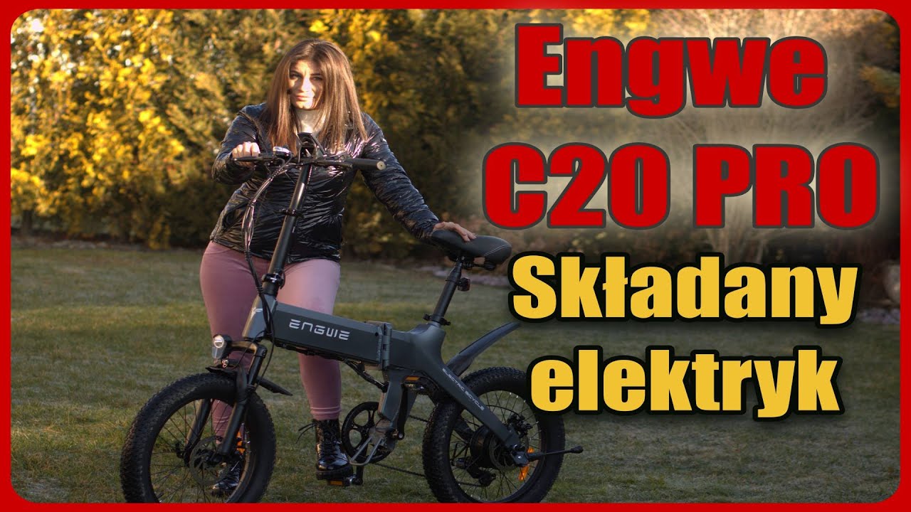 Engwe C20 PRO. Składany elektryk z ogromną baterią.