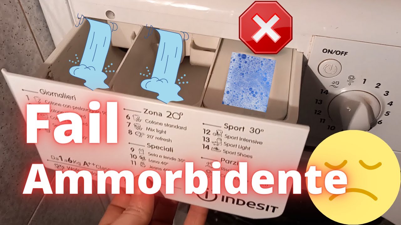 Lavatrice non prende piu' ammorbidente
