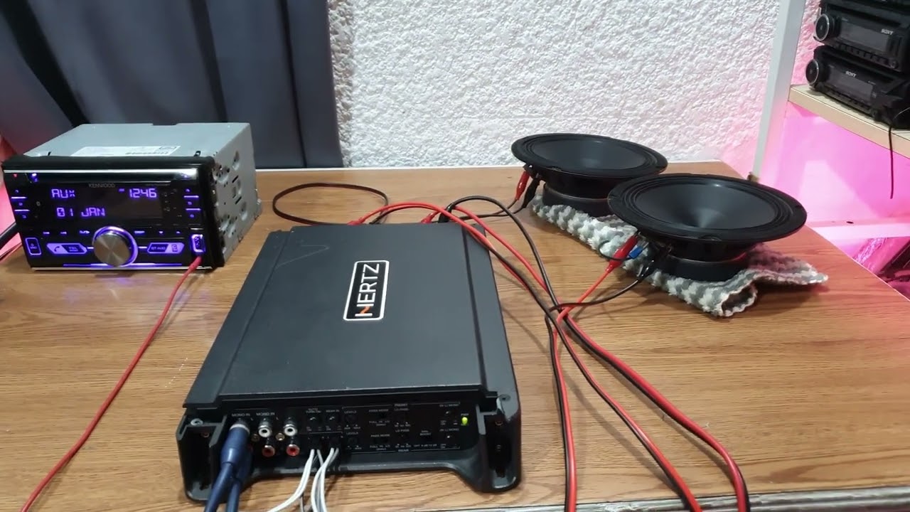 HERTZ HCP4 4-CHANNELS POWER CAR AMPLIFIER  AUDISON PRIMA 6.5