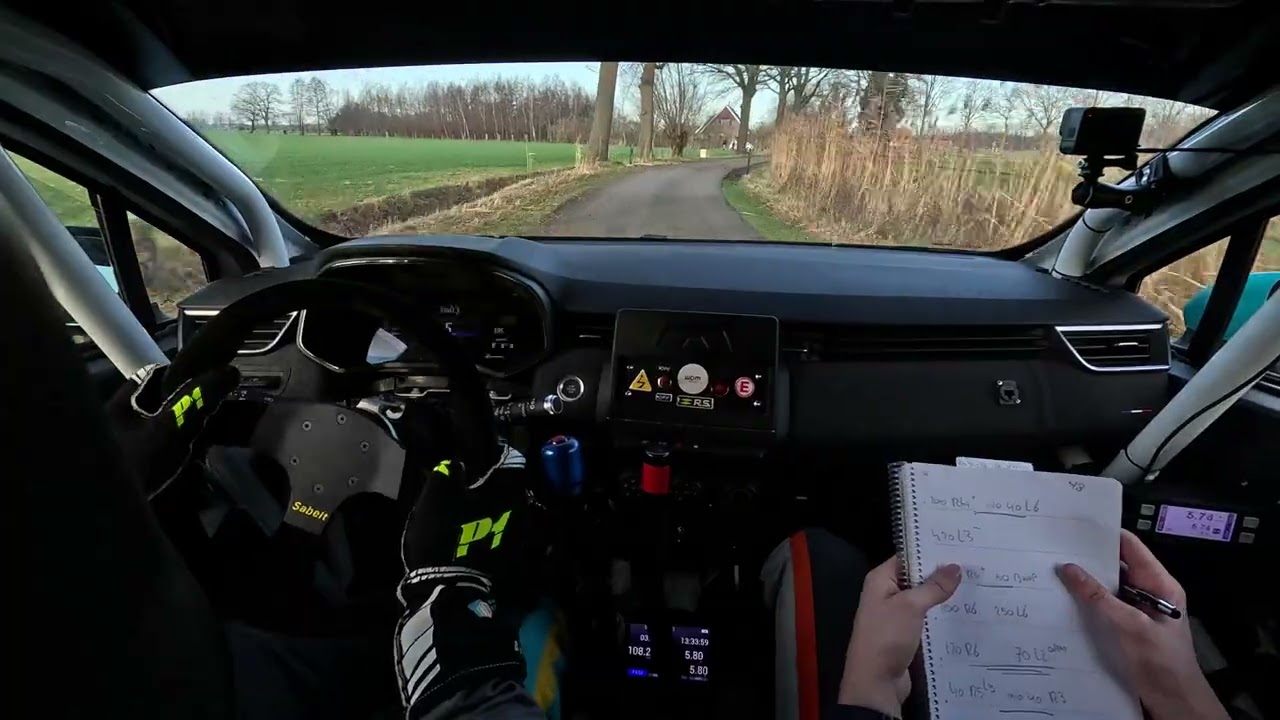 BerkellandRally 2025 KP1 Beltrum - Renault Clio Rally5 Onboard