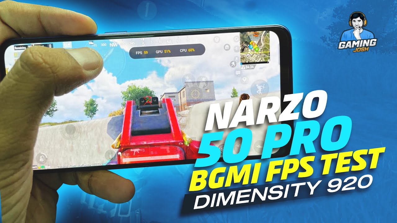 Realme Narzo 50 Pro Gaming Review, BGMI FPS Test with Gyroscope, Screen Recording Test
