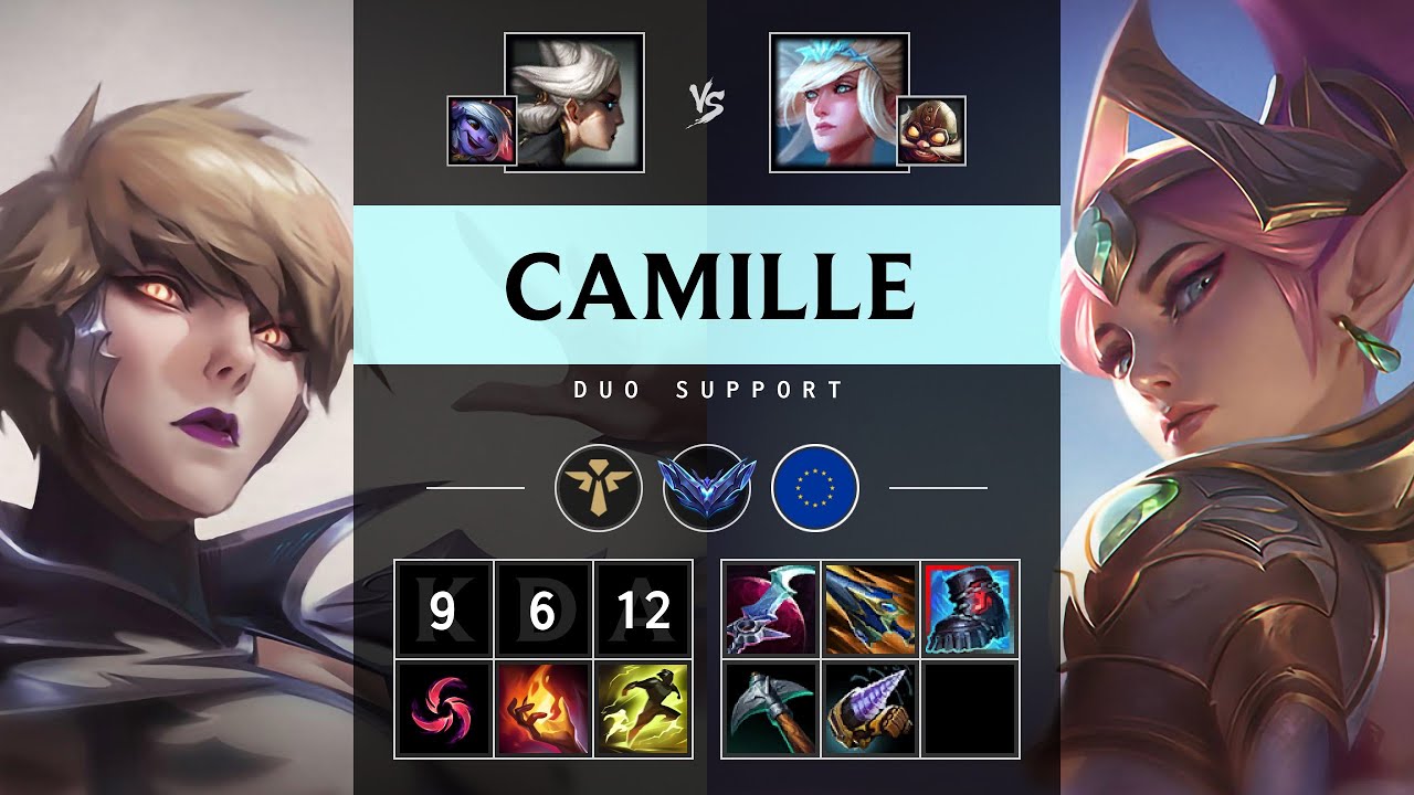 Camille Support vs Janna - EUW Diamond Patch 25.13