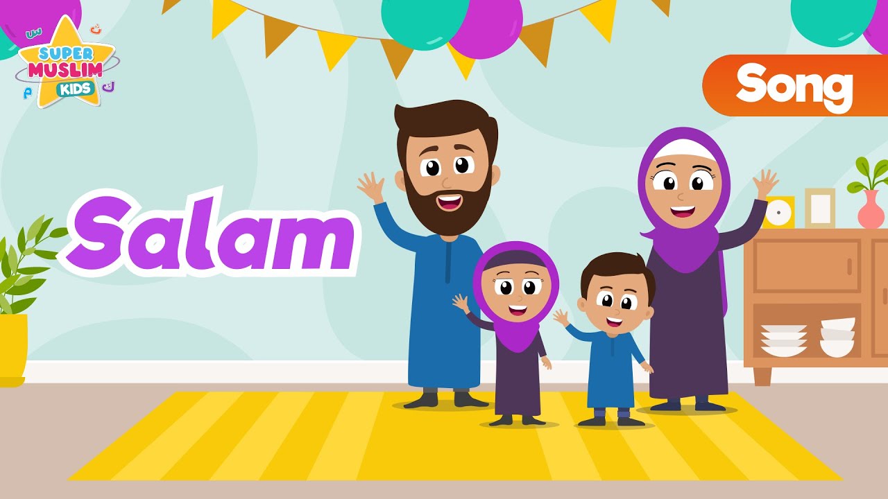 Salam - Spreading Peace - Kids song (Nasheed) - Vocals Only - Muslim Version - @supermuslimkids