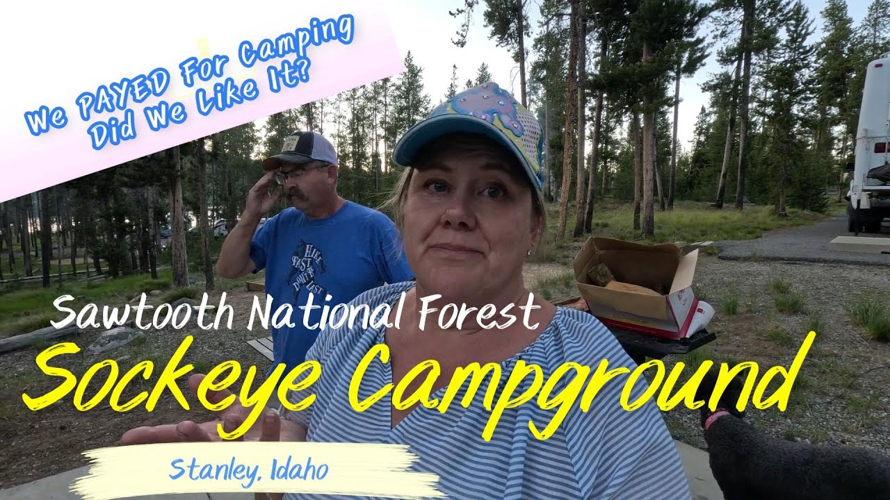 Bigfoot Camping at Sockeye Campground on Idaho's Redfish Lake in the Sawtooth Mountains