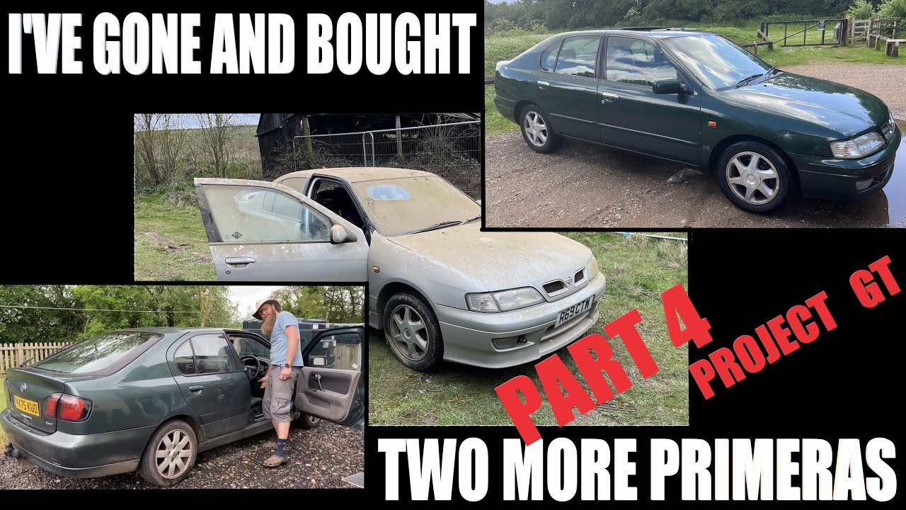 Collecting My TWO New Nissan PRIMERA Donor Cars to Save my @TheLateBrakeShow GT
