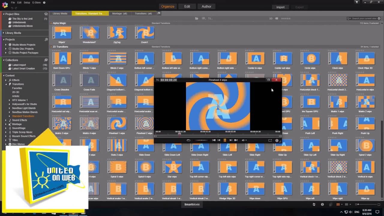 Pinnacle Studio 20 Ultimate Effects Test