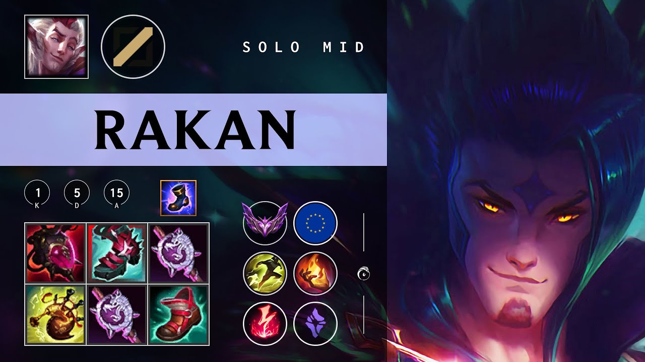 Rakan Mid vs Twisted Fate - EUW Master Patch 26.01