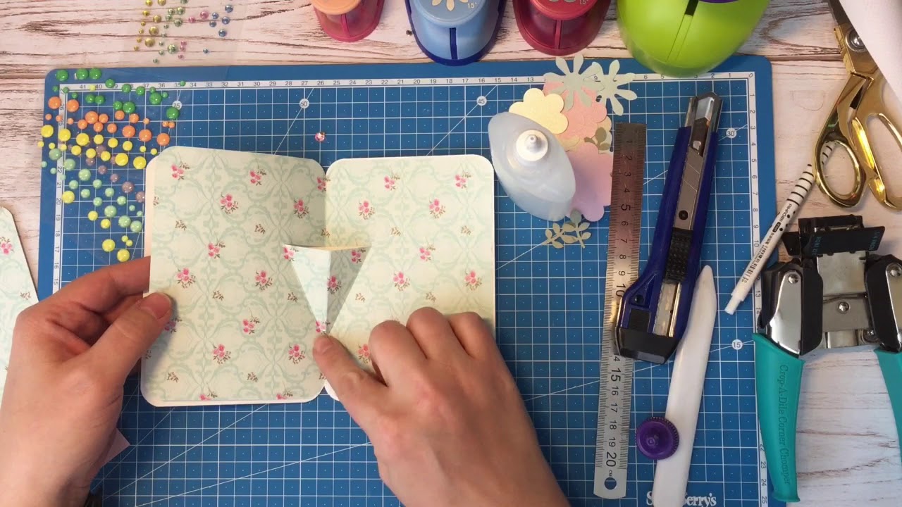 Простая поп-ап открытка с детьми - Very simple pop-up card