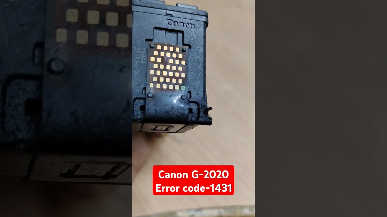 CANON G 2020 PRINTAR! Error code-1431!Canon g2020 error!#canonpixma!#canoncamera