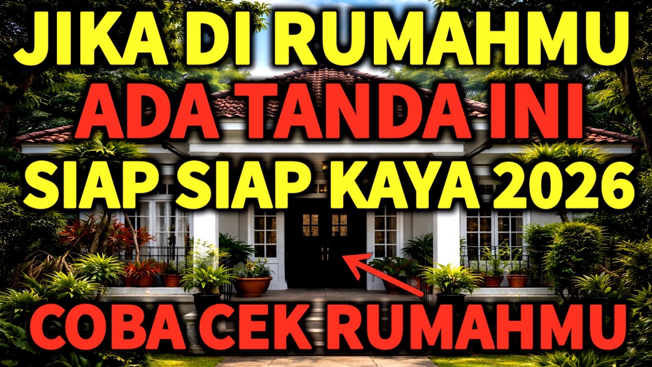 Siap-siap Kaya 2026! Jika Rumahmu Punya 10 Ciri Ini, Rezeki Akan Mengejarmu