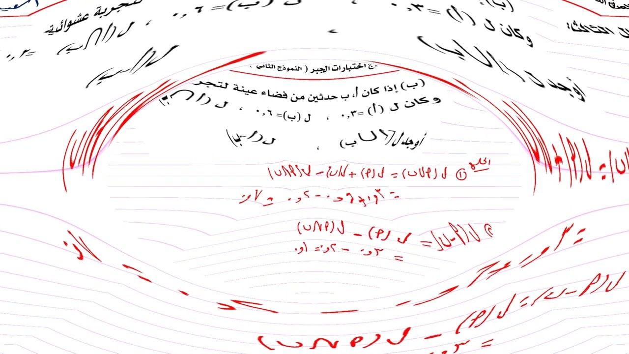 #الصف_الثالث_الإعدادي #رياضيات/حل النموذج الثاني جبر /جبر/نماذج كتاب المدرسة