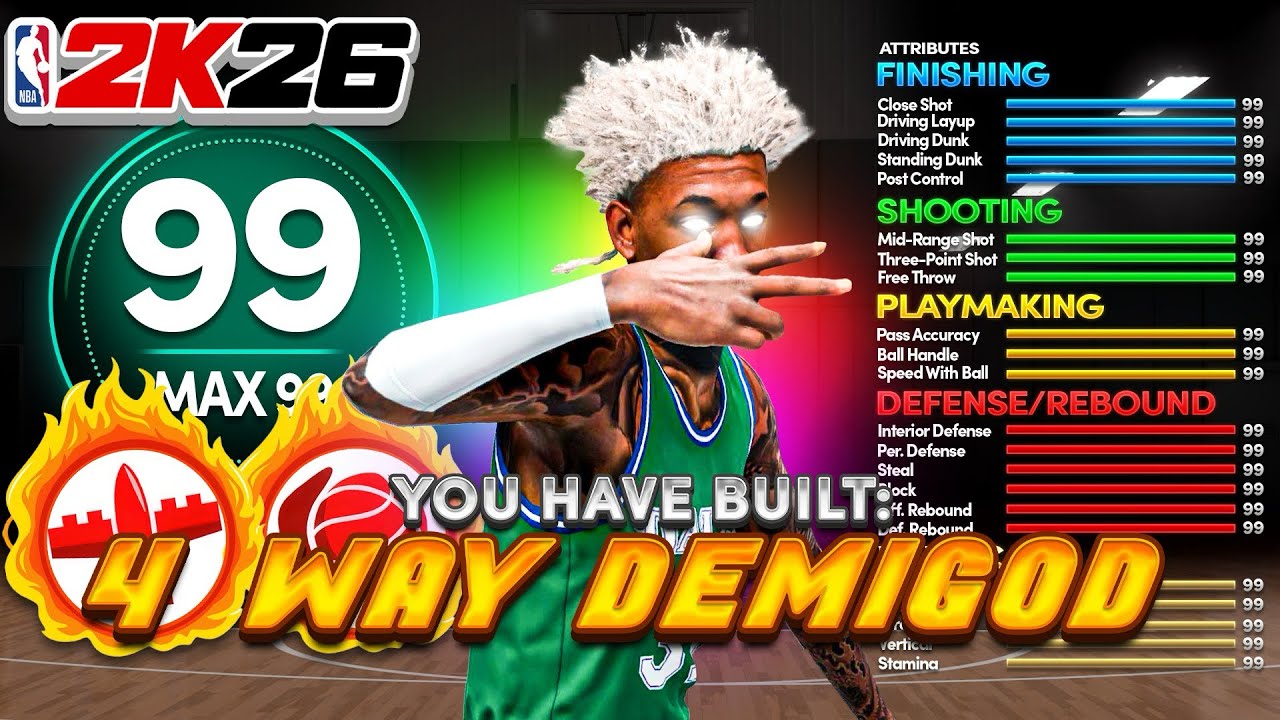 *NEW* 6’8 is a cheat code!!! BEST BUILD IN NBA2k26 
