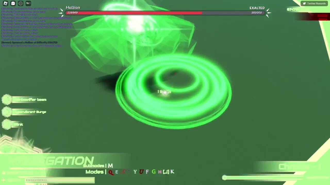 Roblox / Star Glitcher Revitalized / HELLION solo speedrun (easy)