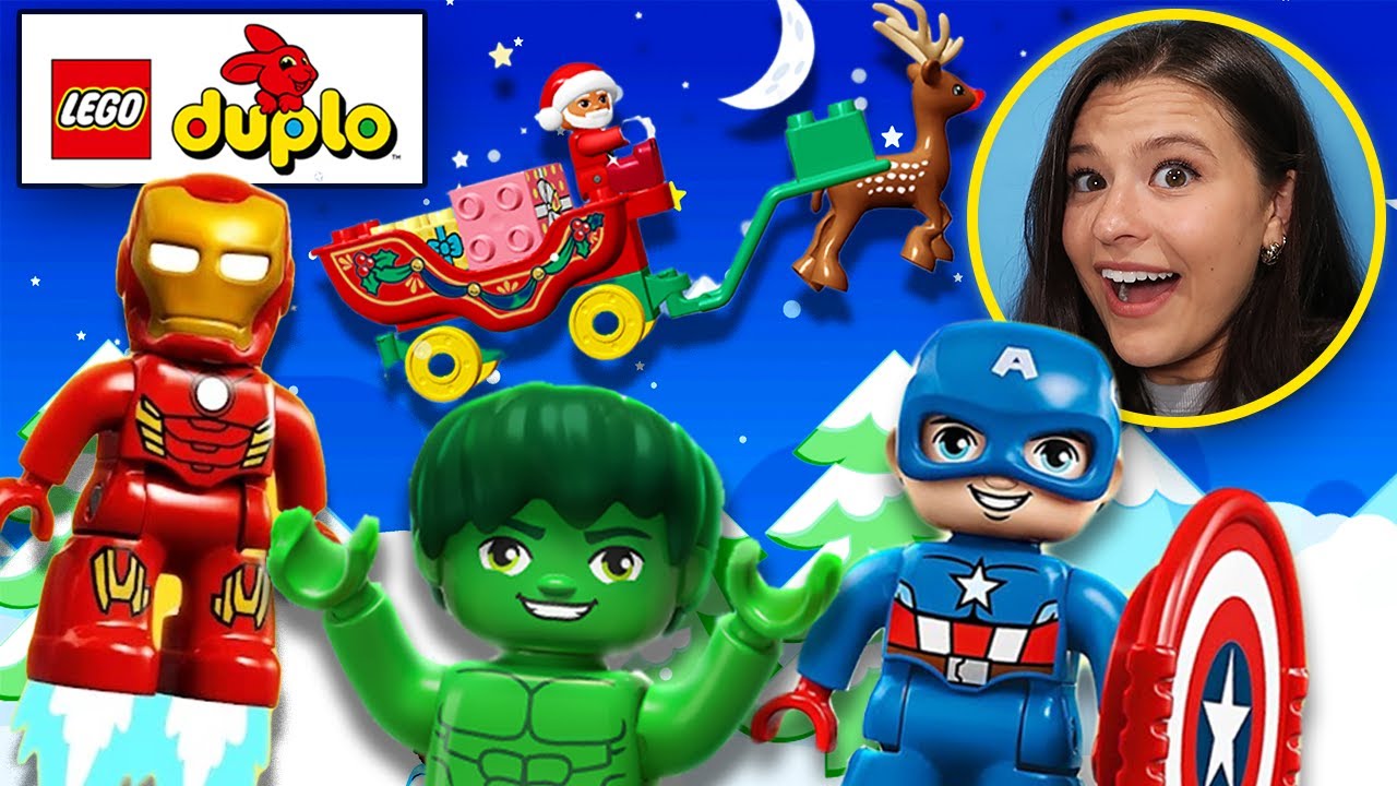 CHRISTMAS With Iron-Man and Friends! | Educational Games for Toddlers | LEGO Duplo Marvel