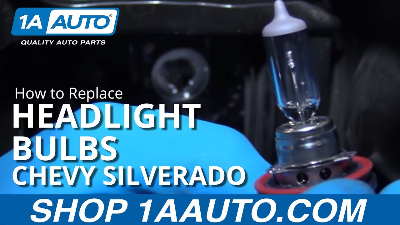 Как заменить лампы в фарах Chevrolet Silverado LT 14–19 годов выпуска