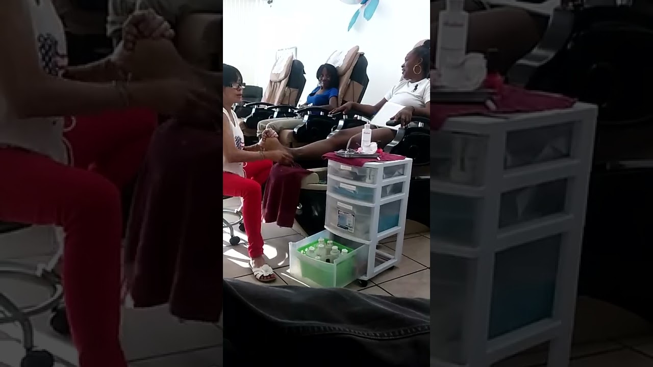Tickles During The Foot Scrub.