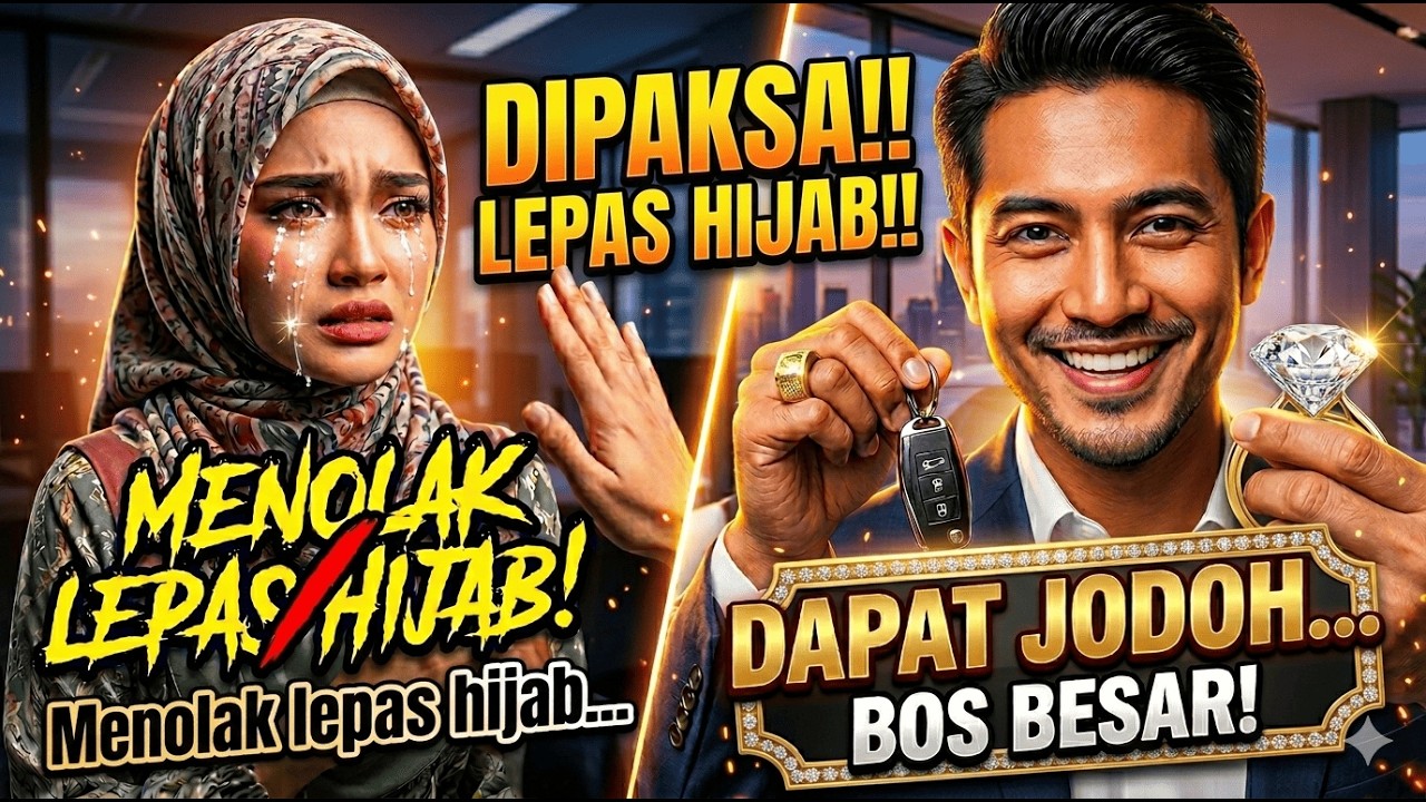 Dipaksa Lepas Hijab Demi Pekerjaan, Gadis ini Menolak dan Justru Bertemu Jodoh BOS KAYA yang Sholeh