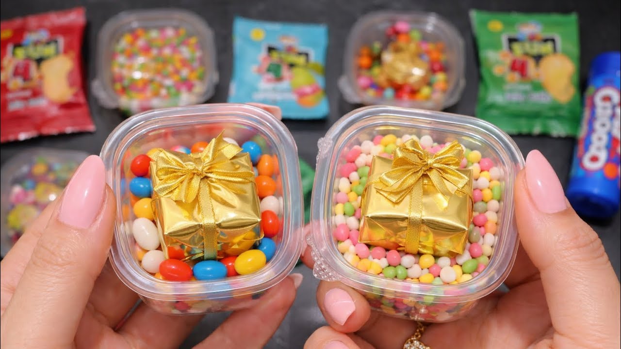 Colourful Satisfying Candy ASMR,5 Amazing Gifts You Won't Believe🎉 Surprise Gift Inside the CandyBox