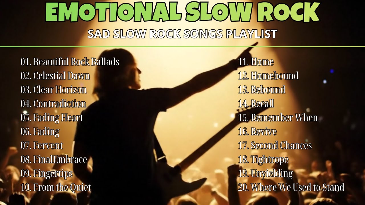 🎶 Slow Rock and Romantic Rock Compilation – Love, Loss, and the Road Between 💘