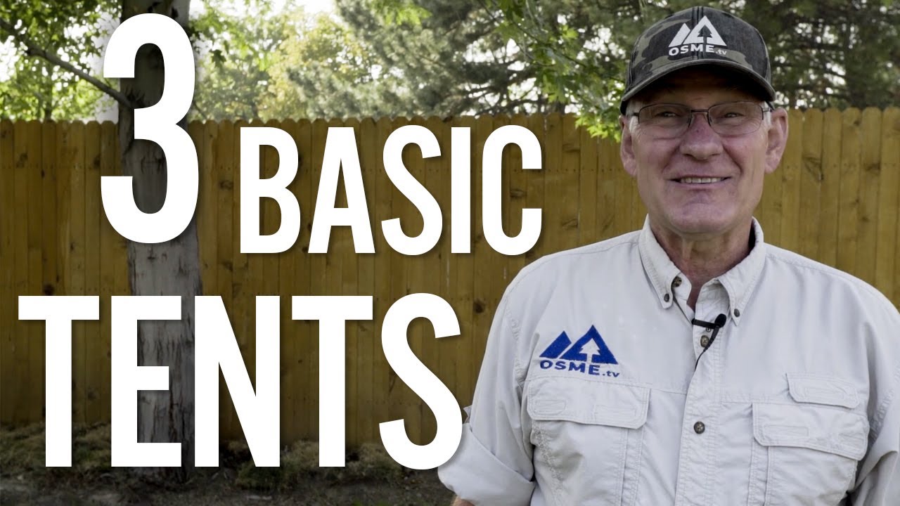 How to Set Up a Tent | Setting Up the 3 Basic Types of Tents | Tents with OSMEtv