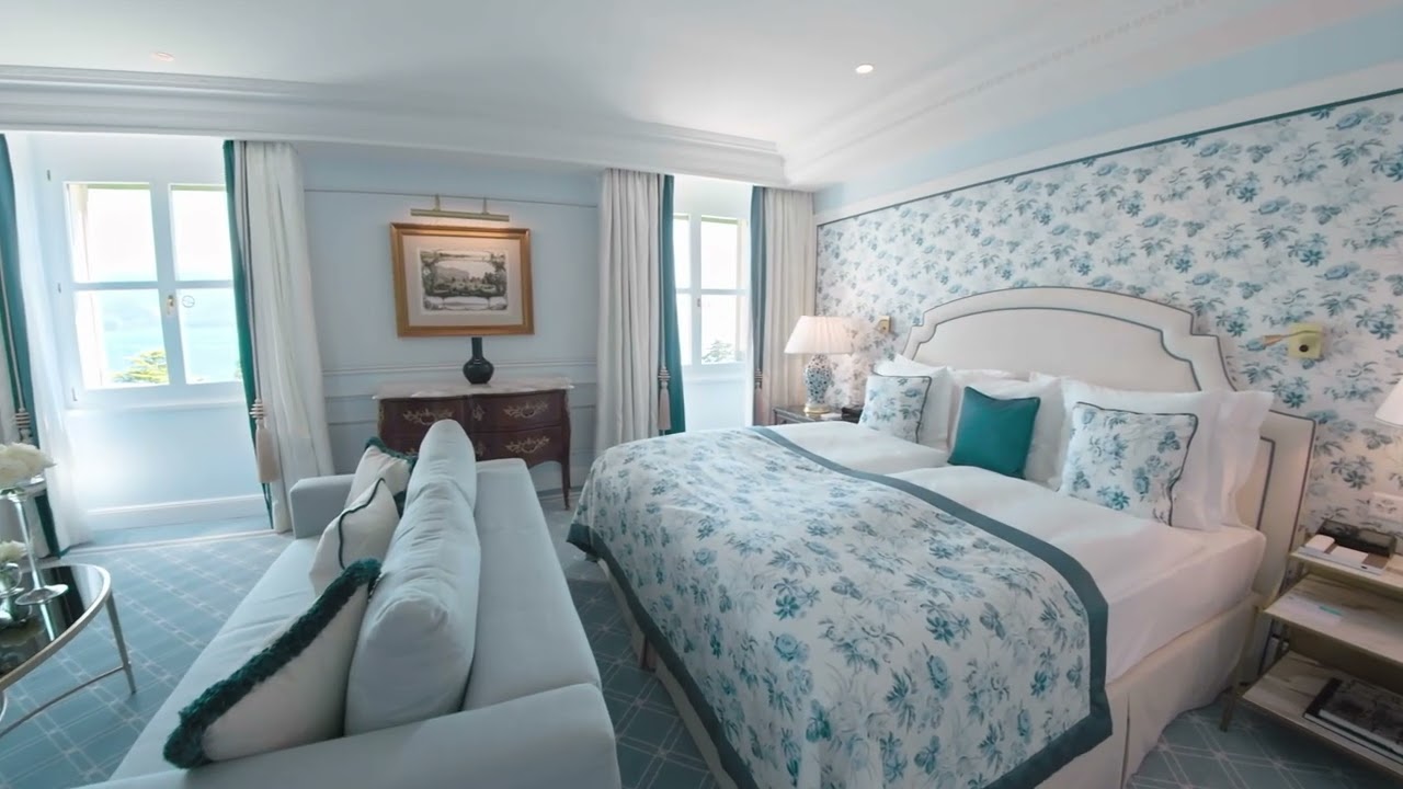 Deluxe Lake room 421 at Beau-Rivage Palace