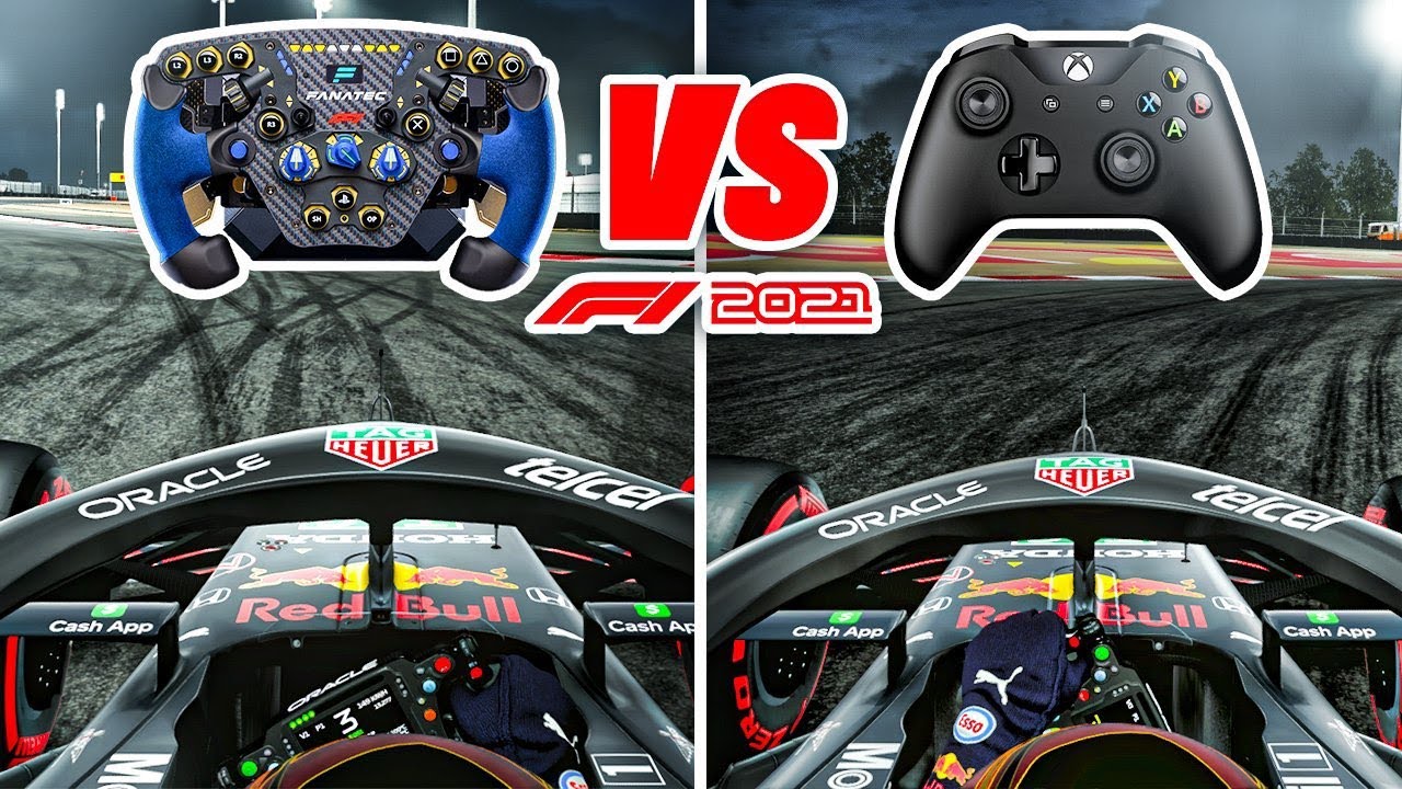 How Much Quicker is a Wheel vs. Controller? (Bahrain) - F1 2021