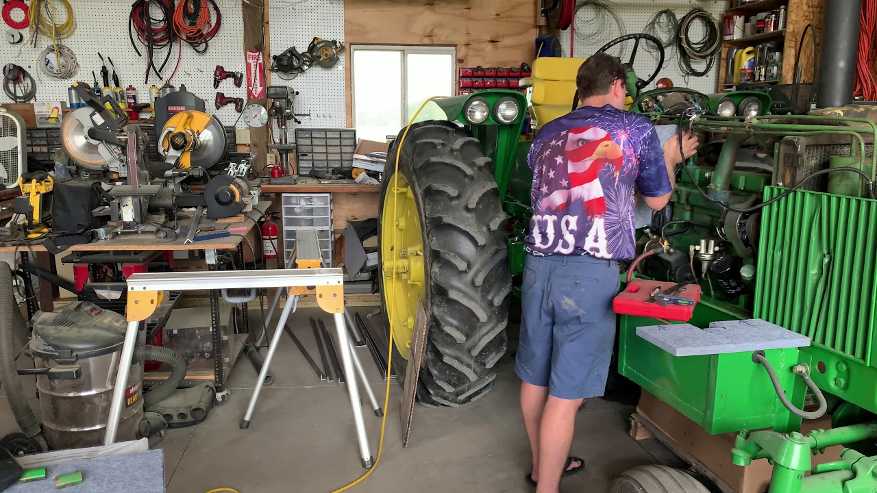 Sound Deadening Between the Motor and Cab on the John Deere 2510