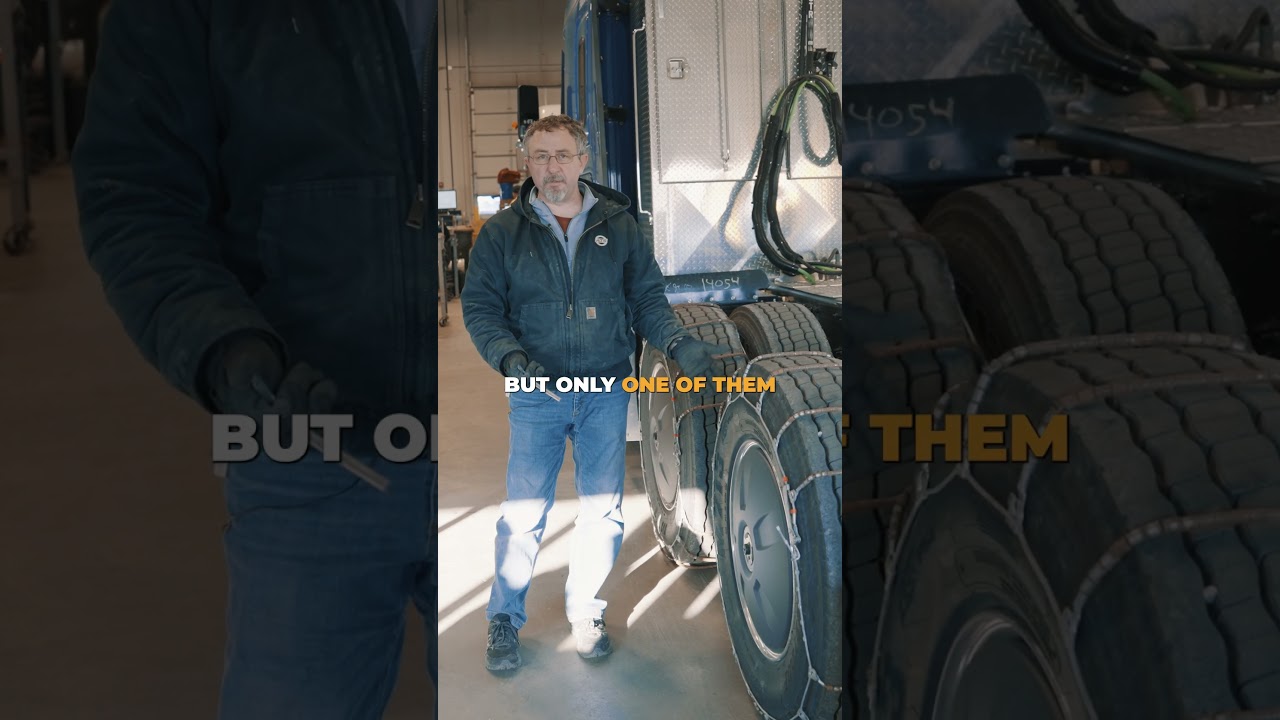 Where To Put Tire Chains On Your Semi?