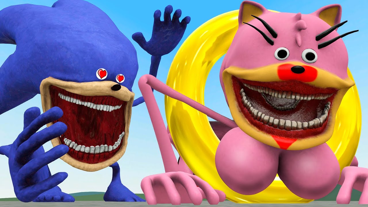 AMY TAPES IS STUCK IN RING! LOVE STORY SONIC TAPES In Garry's Mod