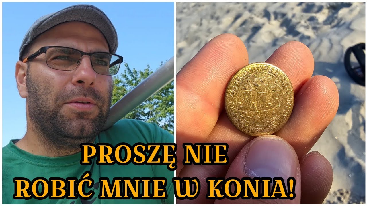 Po co ktoś zabiera takie coś na plaże? Żeby zgubić? Poszukiwania na wybrzeżu.