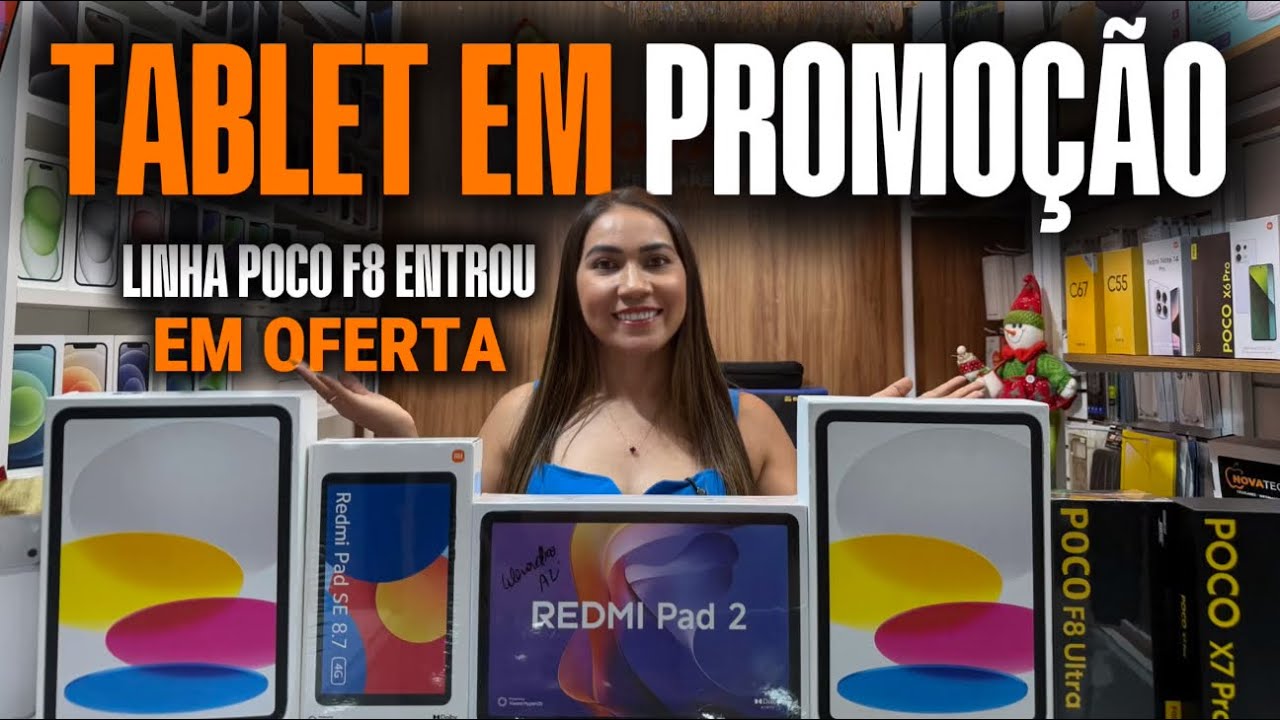 TABLETS NA PROMOÇÃO | CHEGOU LINHA POCO F8 PRO F8 ULTRA NA NOVA TECH