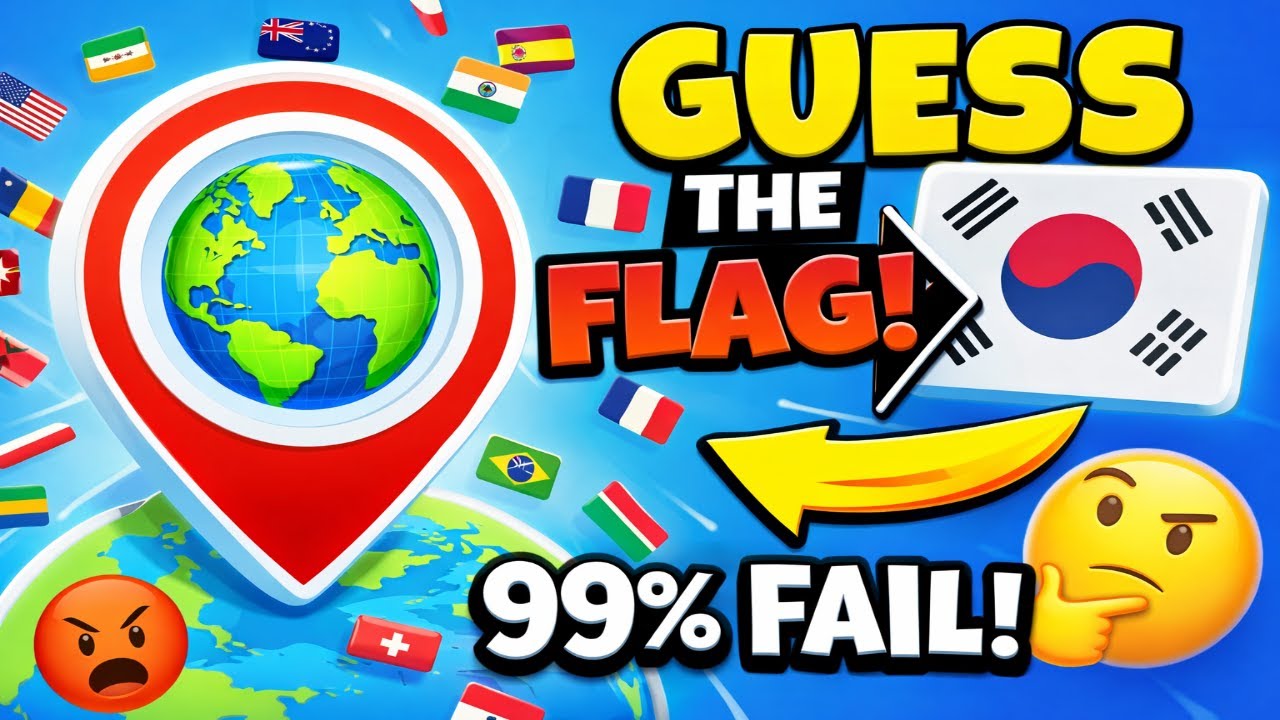 Learn Country Flags - 2026 geography🤩🌍🎵✅ 30.01.2026 