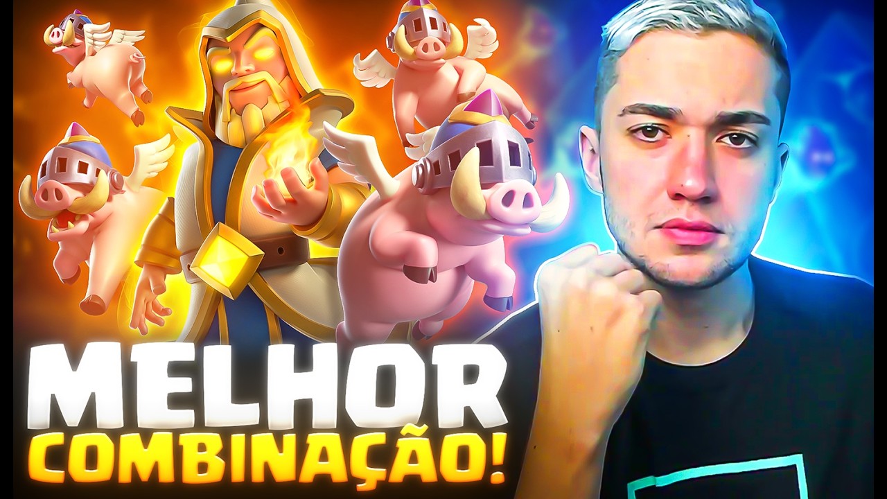 ESSE DECK DE PORCOS REAIS COM MAGO ESTÁ QUEBRANDO O CLASH ROYALE!