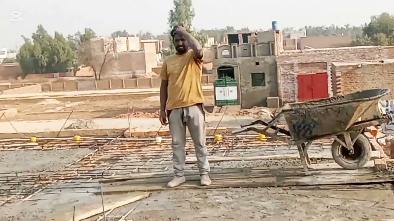 Construction of house 