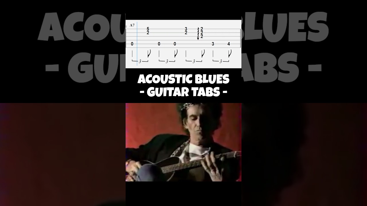 32 20 Blues guitar tabs (Guitar Pro) Keith Richards acoustic blues
