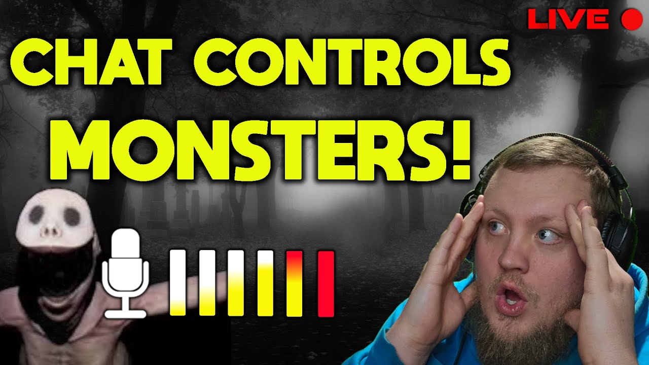 CHAT CONTROLS MONSTERS!!! (MONSTERS HEAR SUPERCHATS/SUBS!) 🔴