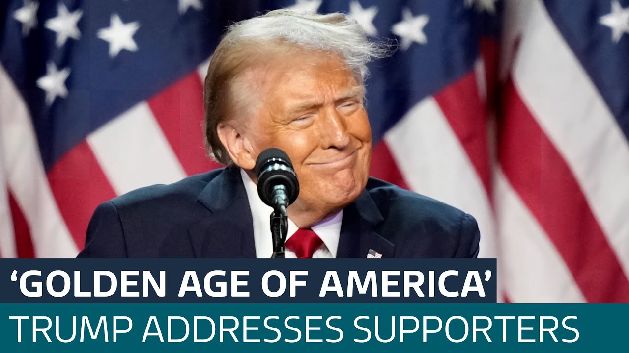 U.S. Election 2024: Trump addresses supporters in Florida | ITV News